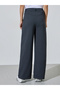 Women Grey Wide Leg Trousers - 4
