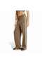 Ks7362-K Knıt Fb Tp Women's Sweatpants Brown