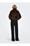 Faux Fur Zippered Jacket 15373827 - 3