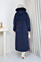 Women's Cashmere Detailed Lined Nova Quilted Coat - 7