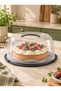 Cake and Pastry Container with Lid – Transparent Lid, Serving and Storage Container with Handle 33 cm - 4