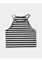 Girls Multi-Color Striped Knitted Vest