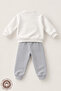 Unisex Baby Printed 100% Cotton 6-9-12 Months Top and Bottom 2-Piece Combed Cotton Baby Set - 2