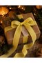 Yellow Linen Ribbon 2.5 cm X 20 Meters, Gift Wrapping and Hobby Ribbon, Packaging and Decoration Ribbon - 7