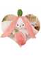 Special Design Plush Strawberry Rabbit with Zipper Bag 55 cm Gift for Lover-Mother-Friend - 4