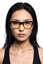 Enigmatic Black Leopard Brown Photochromic Sunglasses