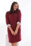 Plus Size Fiona Dress Burgundy - 3