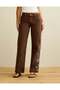 AE Stretch High-Waisted Embroidered Stovepipe Pant