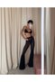 Three-Piece Set with Stones Spanish Trousers with Stones Adjustable Strap Bustier Tulle