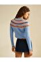 AE Whoa So Soft Shrunken Fairisle Cardigan Sweater - 10