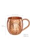 Copper Mug Cup Handmade Decorative Mug Coffee Tea Water Cup Stylish Design Gift Vintage Retro Home Office Kitchen Decoration Special Series - 8