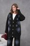 Women's Floral Embroidery Embellished V-Neck Cardigan Pants Knitwear Set - 4