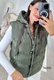 Hooded Short Puffer Vest 7K050 - 3