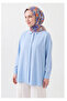 Soft Scarf Painterly Floral Sky Blue - 2