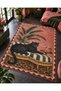 Eta Animal Figured Botanical Classic Pattern Woven Base Decorative Carpet Eta4255 - 3