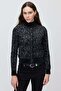Women's Crew Neck Buttoned Knitwear Cardigan - 4