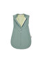 Double Layer Thick Cotton Baby Swaddle Romper - 1.5 Tog - Sage - 6