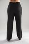 Women's Plus Size Elastic Waist Trousers Black - 6