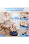 Foot Massager with Heat and Remote, Upgrade Electric Feet Massager for Plantar Fasciitis Pain Relief, 3 Levels Compression Massage for Neuropathy Plantar Fasciitis, Up to Size 13 Home Office Use - 4