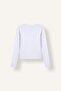 100% Cotton Slim Fit Crew Neck Buttoned Ribbed Long Sleeve Basic Cardigan I9576Ax26Au - 2
