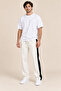 Men's Side Striped Straight Leg 3 Thread Sweatpants - 2