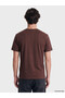Peak New Season Brown Regular Fit Dry Touch Thick Fabric T-Shirt /03 - 4