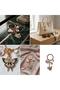 Pink Butterfly Pearl Detailed Bag Keychain – Stylish and Elegant Bag Accessory - 4