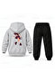 Katseye Megan Animated Printed Children's Hooded Tracksuit Set
