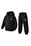 Snoopy Cloud Seyri Printed Children's Hooded Tracksuit Set - 3