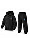 Kpop Demon Hunters Derpy Kutu Printed Children's Hooded Tracksuit Set - 3