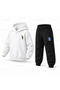 Kpop Demon Hunters Zoey Dance Line Printed Kids Hooded Tracksuit Set - 3