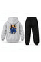 Katseye Daniela Chibi Laughter Printed Children's Hooded Tracksuit Set