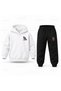 Katseye Portrait Ladder Printed Children's Hooded Tracksuit Set - 2