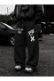 Unisex Women's and Men's Smile Mood Printed Winter Baggy Sweatpants