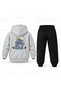 Six Seven 67 Sheepskin Karmasa Printed Children's Hooded Tracksuit Set