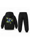 Six Seven 67 Kurbaga Buyuk Selam Printed Children's Hooded Tracksuit Set