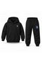 Kpop Demon Hunters Rumi Yuz Line Printed Children's Hooded Tracksuit Set - 2