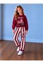 Girl's Scooter Printed Top and Striped Pants Set - 4