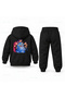 Kpop Demon Hunters Derpy Sussie Pati Bagi Printed Children's Hooded Tracksuit Set