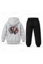 Katseye Geometric Fan Printed Children's Hooded Tracksuit Set