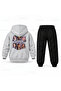 Katseye Manga Windows Printed Children's Hooded Tracksuit Set