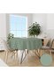 Round Stylish, Ideal Size, Poti̇kare Patterned, Seamless Tablecloth - 2