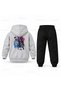 Kpop Demon Hunters Rumi Mira Ters Yon Printed Children's Hooded Tracksuit Set