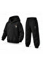 Katseye Two-Friendly Collage Printed Children's Hooded Tracksuit Set - 3