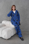 Women's Embroidered Side-Tie Knitwear Trousers Double Set - 4
