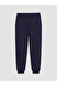 Girl's Navy Blue Knitted Trousers - 3