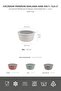 Colesium Premium Vacuum Sealed Beige Color Storage Container with Lid, 3-Piece Set 2.5Lt-1,5Lt-0,6Lt - 3