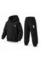 Snoopy Little Asci Printed Children's Hooded Tracksuit Set - 3