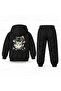Six Seven 67 Chick Robot Printed Children's Hooded Tracksuit Set