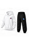 Kpop Demon Hunters Uclu Zipla Printed Children's Hooded Tracksuit Set - 3